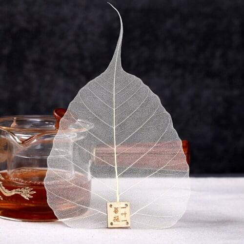 Pure Bodhi Leaf Tea Filter Mesh Creative Personality Bookmarks Adornment Metope Hollow Out The Leaves tea strainer