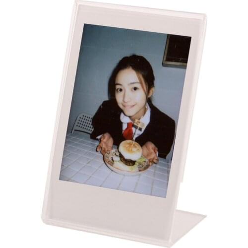 Fujifilm Instax Mini Film Photo Frame Picture Crystal Art Frames Birthday Gifts Desk Table Transparent Frame Holder
