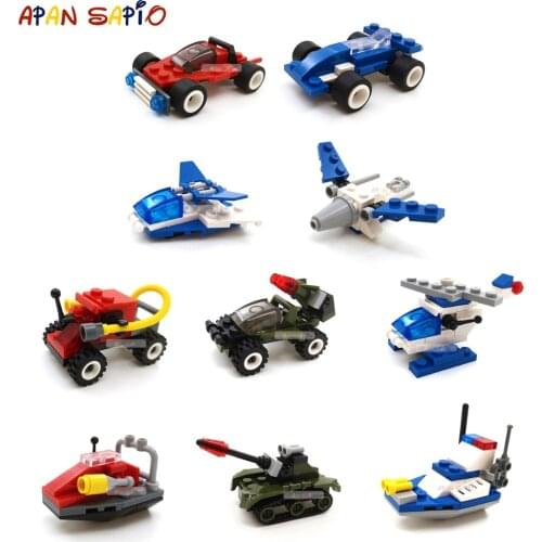 Building Blocks Figures Bricks Mini Size City Car Model Series Compatible Brands Educational Toys For Children Birthday Gift