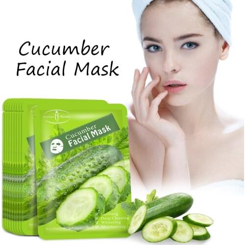 Cucumber facial masks for the face Moisturizing korea Face masks care Oil-control cosmetics Mask face care Facial mask skin care