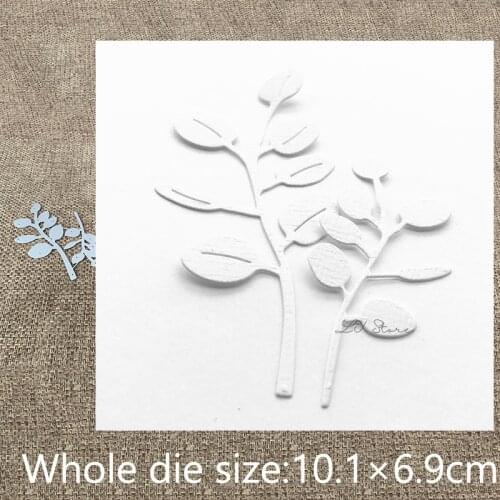 New Design Craft Metal stencil mold Cutting Dies 2pcs leaves decoration scrapbook die cuts Album Paper Card Craft Embossing