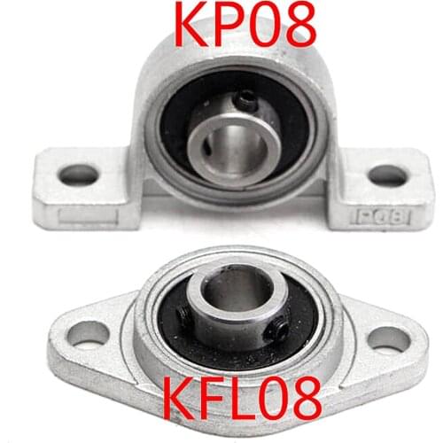 T8 screw nut bearing seat KFL08 Pillow Block Flange Bearing KP08 Pillow Block Housing Bearing