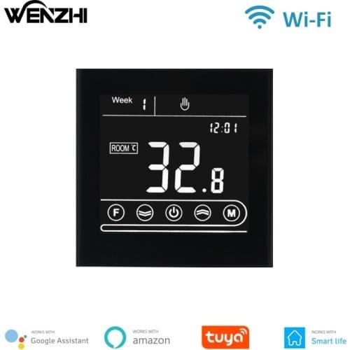 WiFi Thermostat Temperature Controller Water Electric Floor Heating Gas Boiler Smart Life Tuya App Works with Alexa Google Home