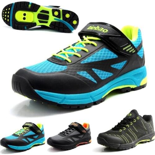 Tiebao New Leisure Mtb Bicycle Cycling Shoes Sapatilha Ciclismo Breathable Self-locking Bike Superstar Snekaers