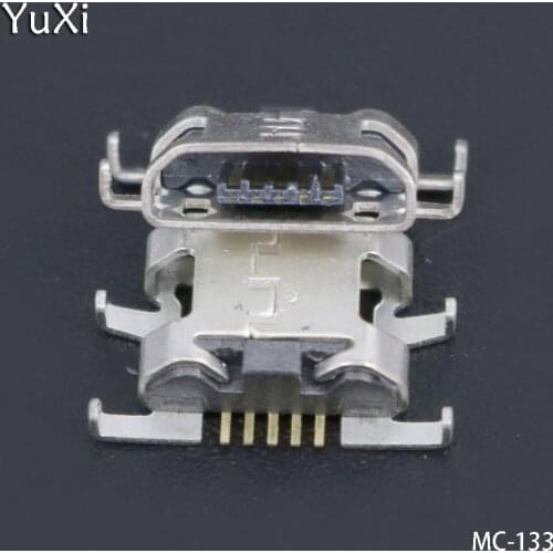 YuXi 2pcs/lot For Sony Xperia M C1904 C1905 C2004 C2005 Micro USB Jack Connector Female 5 pin 5-Pin Charging Socket