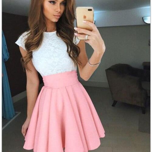 Women Short Skirts All-match School Skirt Ball Gown Puff Skirt Fashion Pleated Skirts Black Women Dance Clothing