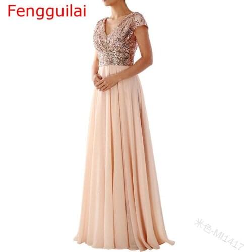 2020 Women Summer Vintage Dresses Party Night Sexy Elegant Plus Size Sequined Long Dress