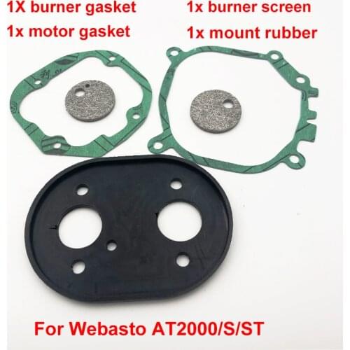 1set Diesel Heater Burner Gaskets Motor Gaskets Burner Mesh Mount Rubber Service Kits For Webasto Air Top 2000 AT2000ST