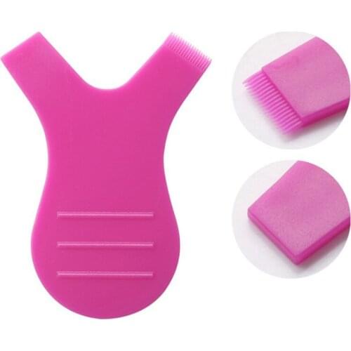 10 Pcs/Pack Reuseable Plastic Eyelash Brush Clean Y Shape Grafted Eyelashes Brushes Women Makeup Mascara Tools