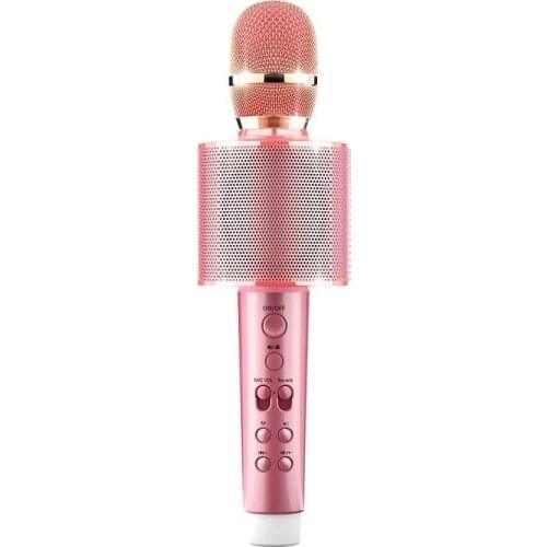 4 in 1 Wireless Karaoke Microphone Bluetooth Colorful LED Light Magic Sound Portable Handheld Mic Speaker SingingMachine