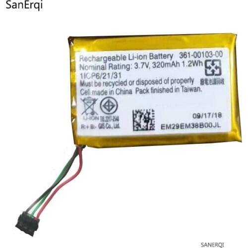 320mAh Battery for Garmin Dash Cam 45 Dash Cam 46 Dash Cam 55 Dash Cam 56 Dash Cam 66W 361-00103-00 Battery