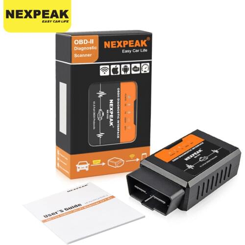 NEXPEAK NX103 ELM327 V1.5 WIFI OBD2 Scanner Car Diagnostic Tool Pic18f25k80 Obd2 Scaner Auto Diagnostic Scanner ELM327