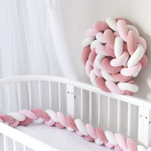 3M Length bebe decoracion bedbumper newborn room baby decoratie baby bedding set