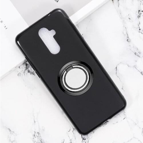For Cubot X18 Plus Back Ring Holder Bracket Phone Case Cover Phone TPU Soft Silicone Cases for Cubot X18 Plus