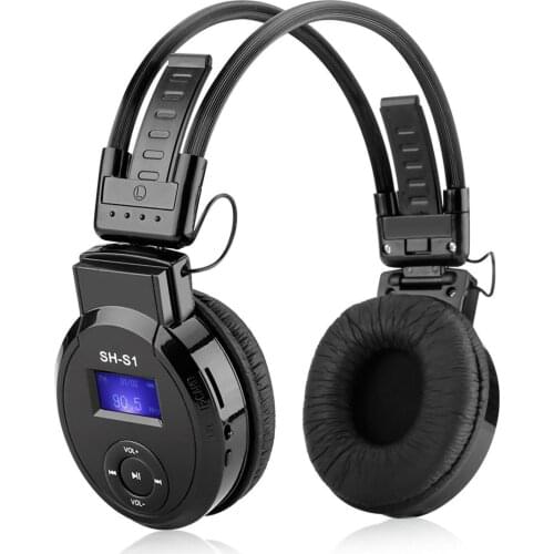 FM Radio Stereo Headset over Ear Headphones Stereo Gaming Headset Memory Foam Earcups for Kids Adults