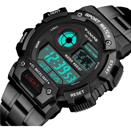 Men Sports Watch Gshock 5 Atm Waterproof Digital Military Golden Watches Alarm For Men G Shock Led Analogue Running Man Watch