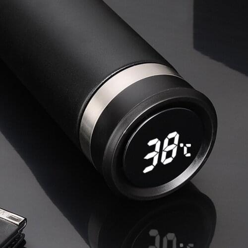 2019 New intelligent Temperature Display Insulate Stainless steel Tea Coffee Business Cup Thermos thermal bottle Vacuum flask