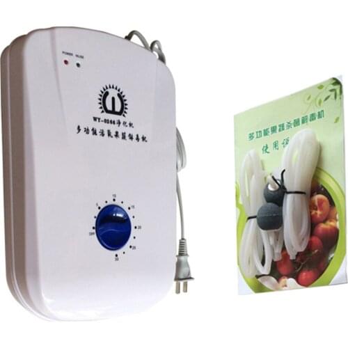 Portable Ozone Generator Wheel Timer Air Purifiers Ozonator Oil Vegetable Meat Fresh Purify Air Water