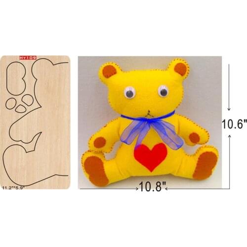 Little bear cutting dies 2019 new die cut &wooden dies Suitable for common die cutting machines on the market