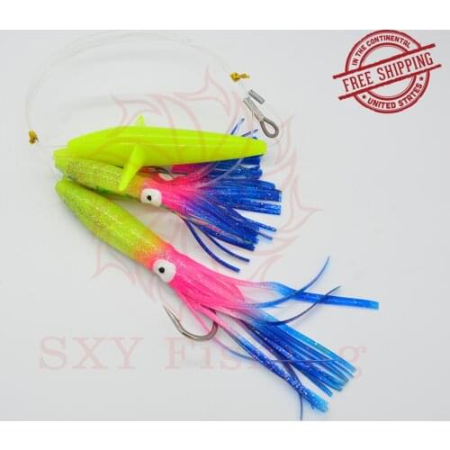 SXY fishing BNFJ001 Small plane Trolling bait Drag the bait Ship bait Deep sea fishing Tuna bait Big Sport Fishing