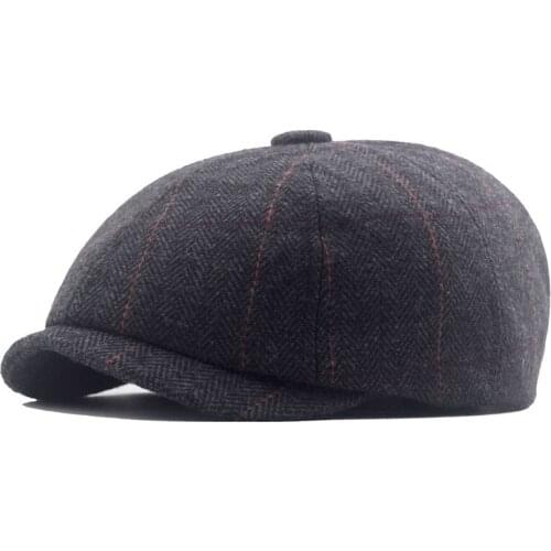 Fibonacci Middle Octagonal Hat Winter Newsboy Cap Men British Retro Beret Casual Art Forward Caps Adult Cabbie Ivy Flatcap Hats