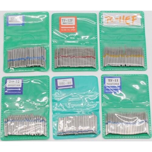 1.6mm 50 Pcs Dental Diamond FG High Speed Burs For Polishing Smoothing SF SERIES For Dentistry Clinic