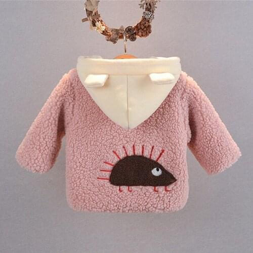 2019 Winter Girls Fur Coat Elegant Baby Girl Faux Fur Jackets And Coats Thick Warm Hedgehog Parka Kids Boutique bow Clothes