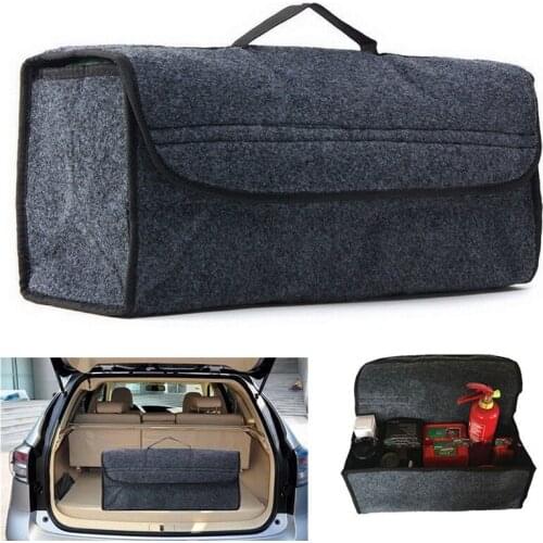 50cm Car Trunk Cargo Collapsible Bag Organizer Storage Box Pocket Case Holder