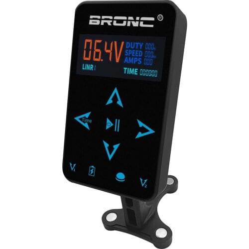 Bronc Power Supply for 2 Tattoo Machines TPN-37 Touch Screen Quality Digital LCD Makeup Dual Tattoo Power supply
