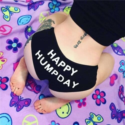 Black Thongs Underwear For Women Sexy Printed G String Underpants Breathable Cotton Sex Thongs Panties Female Cotton G string