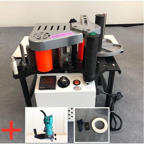 Woodworking Machinery Edge Banding Machine PVC Portable Edge Banding Machine 220V / 110V 1200W