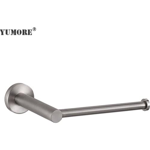 YUMORE Toilet Paper Holder SUS304 Stainless Steel Wall Mount Brushed