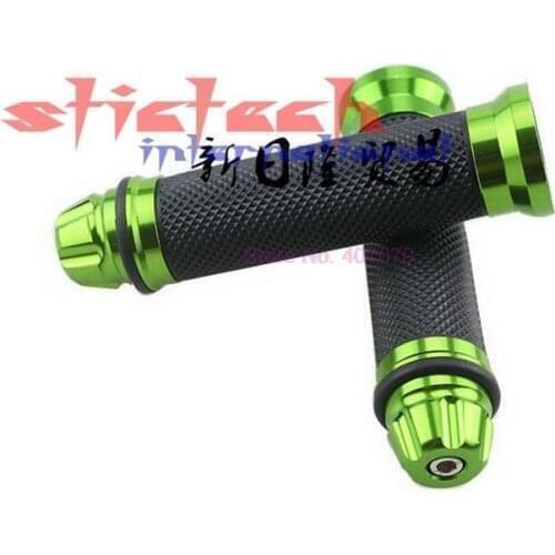 By dhl or ems 50 pairs 7/8 inch Motorcycle Aluminumum Rubber Gel Hand Grips For 22mm Handlebar cycling Bike moto racing grips