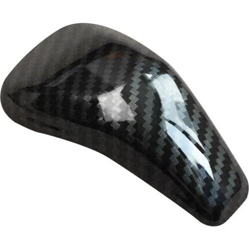 For Subaru Crosstrek Forester Impreza Carbon Fiber Gear Shift Lever Knob Cover Dry Carbon Speed Gear Shift