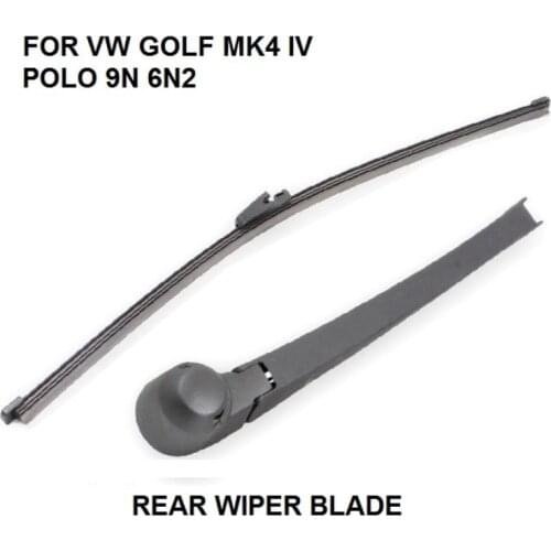 FOR VW GOLF MK4 IV POLO 9N 6N2 REAR WINDSCREEN WIPER ARM AND BLADE SET BRAND NEW