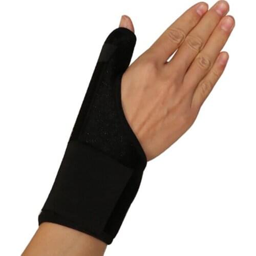 Thumb Elastic Wrap Brace Hand Wrist Support Splint Arthritis Pain Sport Fixed New