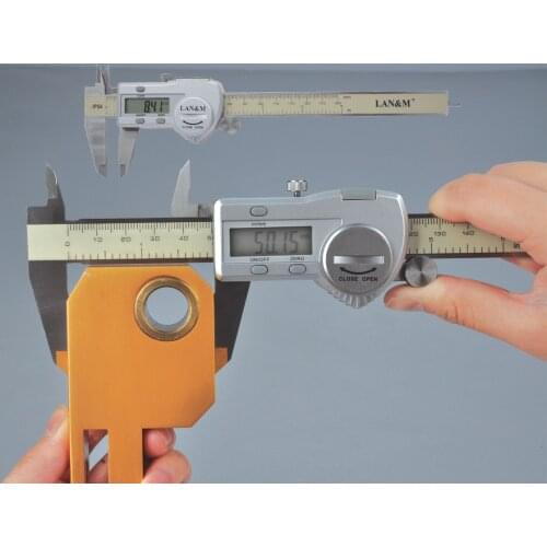 LAN&M Hardened Stainless Steel 0-150 mm Digital Caliper Messschieber Caliper Electronic Vernier Micrometro