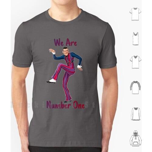 We Are Number One T Shirt Big Size 100% Cotton We Are Number One Meme Robbie Rotten Lazy Town Music Song Funny Tumblr 4chan I
