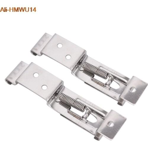 2pc hot sale car license plate number plate frame frame trailer clamp spring stainless steel bracket