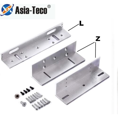 ZL Bracket Support For 180kg 280kg 350kg 500kg Electric Magnetic Door Lock ZL Bracket Holder Magnetic lock Bracket