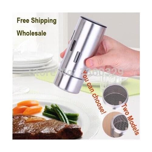 Wholesale Cooking Tools Pepper Salt Shaker Spice Spray Temperos Cruets Condimentos Galheteiro Barbecue Bottle kitchen Accessory