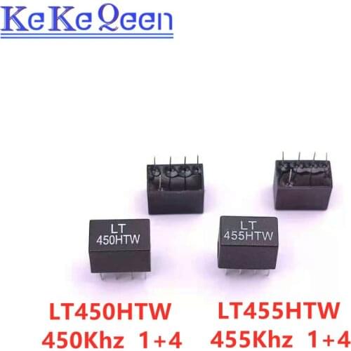 20pcs LT455HTW LT455HW LT455H LT455HT 455H LT450HTW LT450HW LT450H 1+4 5Pin DIP-5 455KHz 450KHz ceramic filter For communication