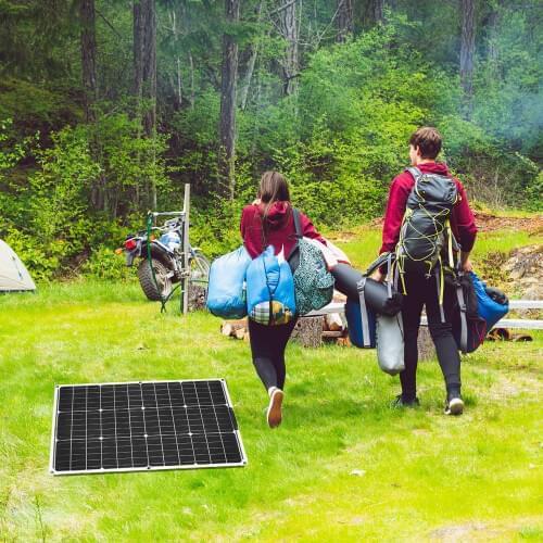 DOKIO 12V 50W Monocrystalline silicon Flexible Solar Panel China 50 Watt Waterproof Panels Solar Car/Boat Battery Charger