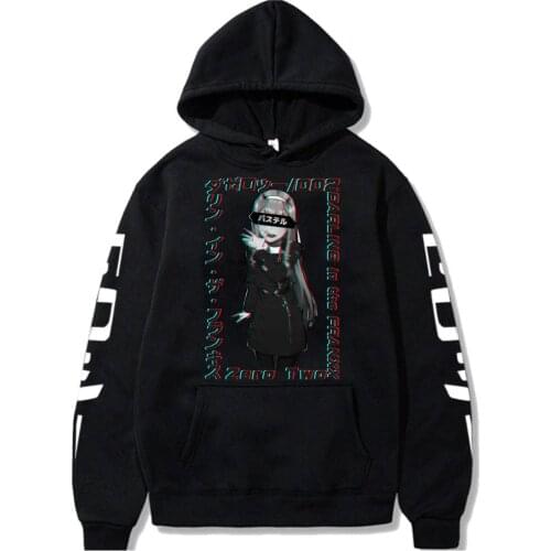 DARLING in the FRANXX Print Hoodies Sweatshirts Harajuku Cool ZeroTwo Casual Sway Street Style Hoodie Loog Sleeve Sportswear