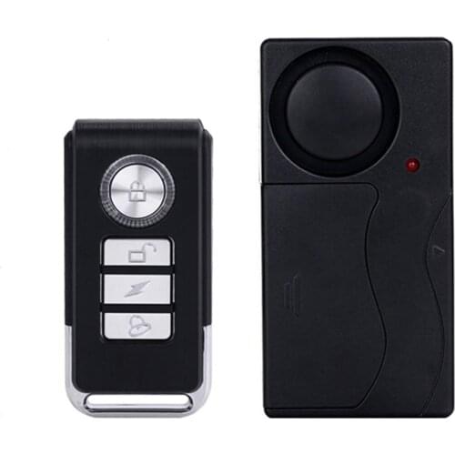 Vibration Alarm Sensor Detector Remote Control Wireless Door Window Security Alert Anti Lost home house Safety Guard Protecting