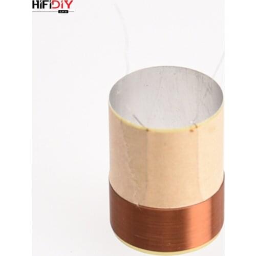 HIFIDIY LIVE 2 INCH~8 inch 16.2mm~26mm bass Voice Coil Speaker Repair accessories White Aluminum Sound Air Outlet DIY Parts
