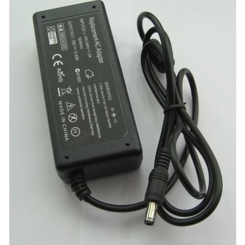 19V 3.42A 65W AC Power Adapter Charger for MSI Notebook- U210 L230 L2100 L2300 X600 A4000 A5000 A6000 6005 CR600/CX600
