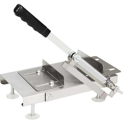 1PC ST-200 Meat Cutting Slicer Mutton Roll Stainless Steel Beef Meat Slicer Cutter With English Manual