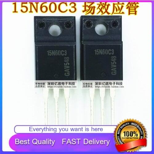 5Pcs/Lot New Original 15N60C3 Field Effect Tube 600V15A TO220F PLASTIC SEAL Good Quality