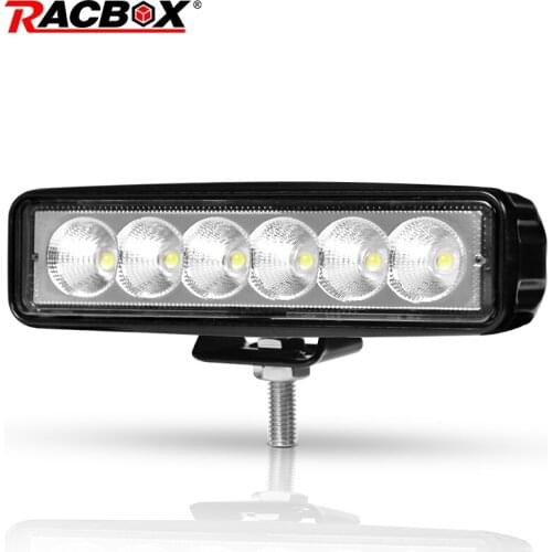 6 inch LED Work Light 18W Day Running Light Headlight Work Light Flood Spot Beam DC10-30V For Car Motorcycle Off-road ATV UTV